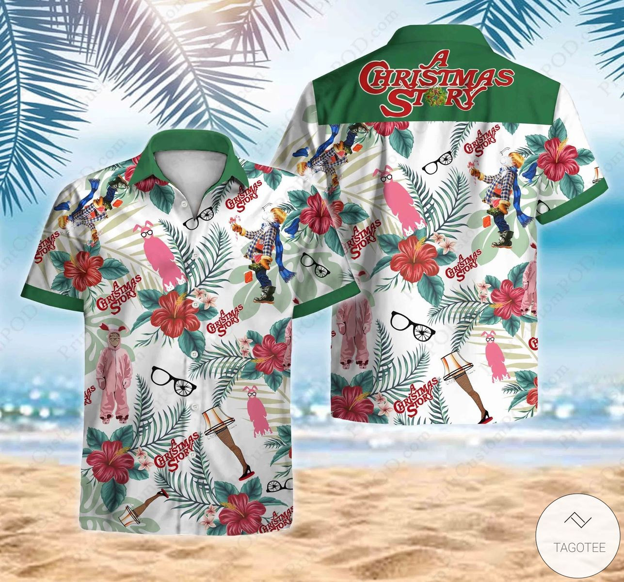 Christmas Hawaiian A Story Button Up Shirt For Men Ha37966