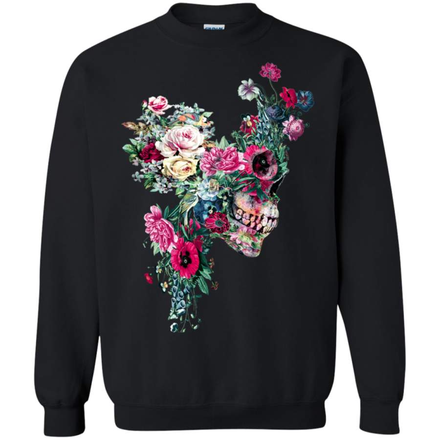 AGR Skull Floral funny shirt Sweatshirt