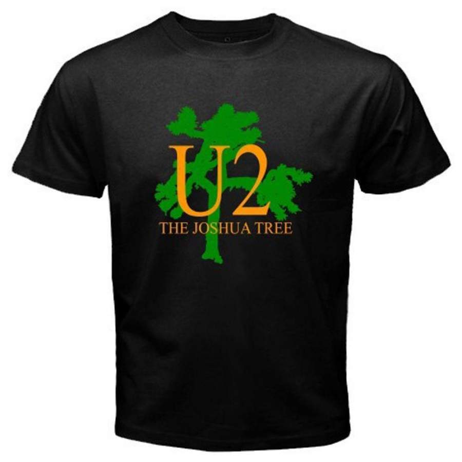 YPS U2 The Joshua Tree Rock Band Music Legend Men’s Black T-Shirt Size S-3XL