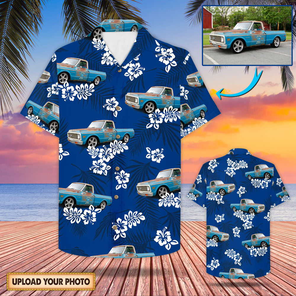 Personalized Picture Truck Hawaii Shirt Huts Ha33425