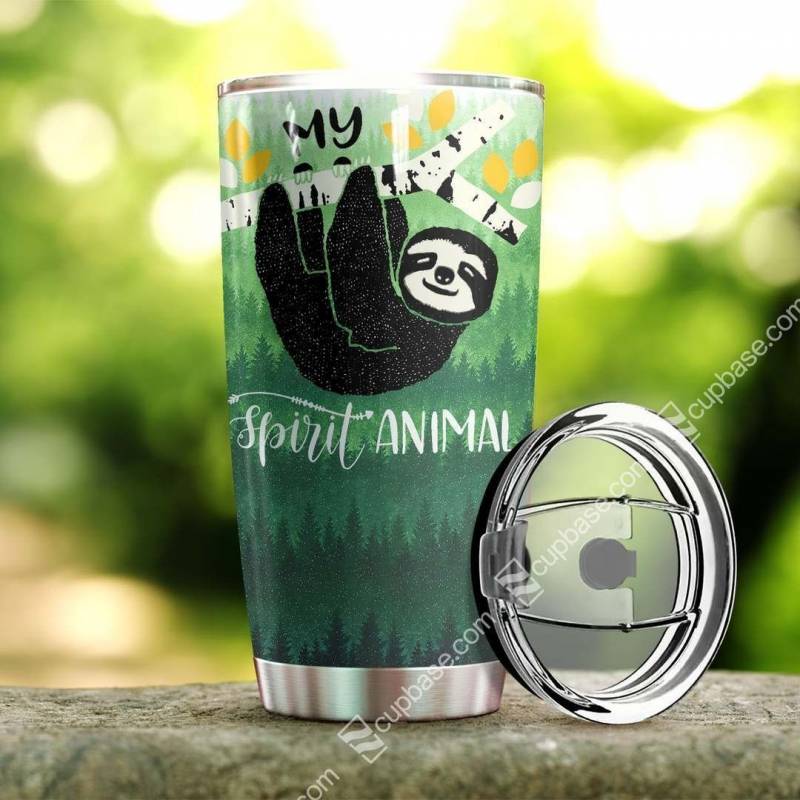 Sloth My Spirit Animal Tumbler V14D3