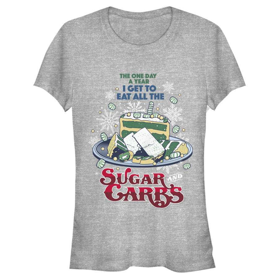 Christmas Chronicles 2 Junior’s Sugar and Carbs  T Shirt