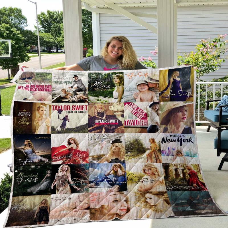 Taylor Swift Singles Quilt Blanket