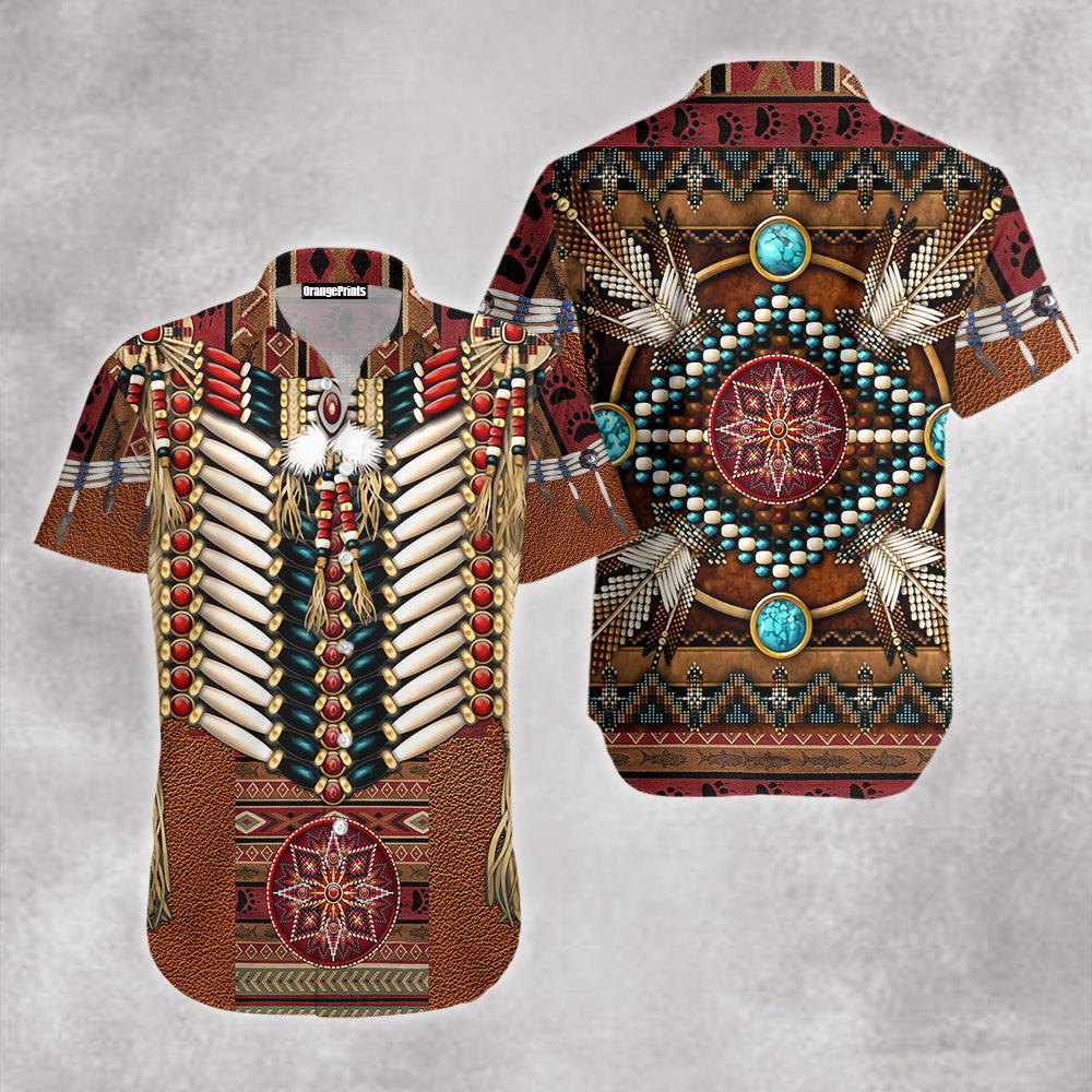 Native Pattern Hawaii Shirt For Men Women Ha35365