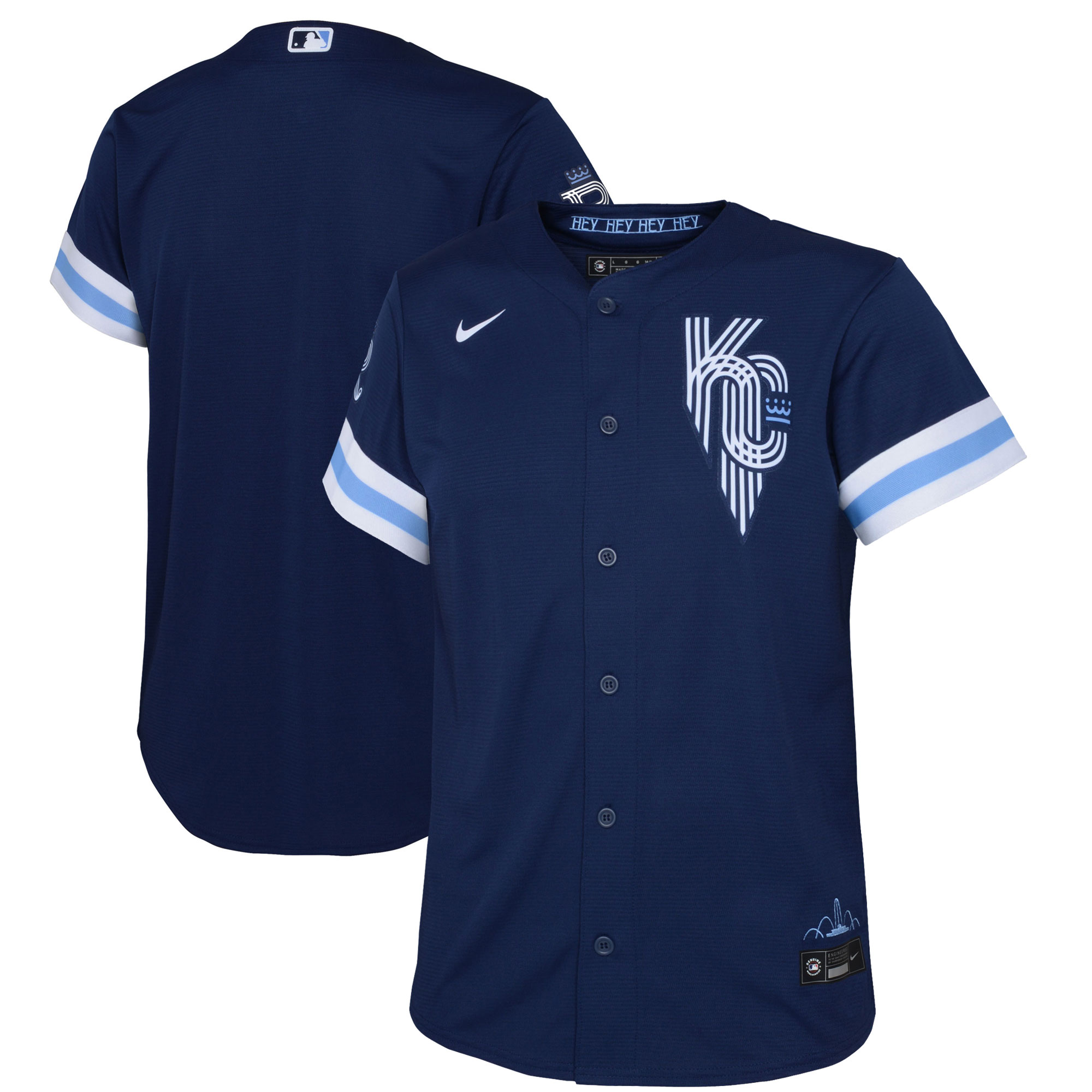 Preschool Kansas City Royals Navy 2022 City Connect Replica Jersey