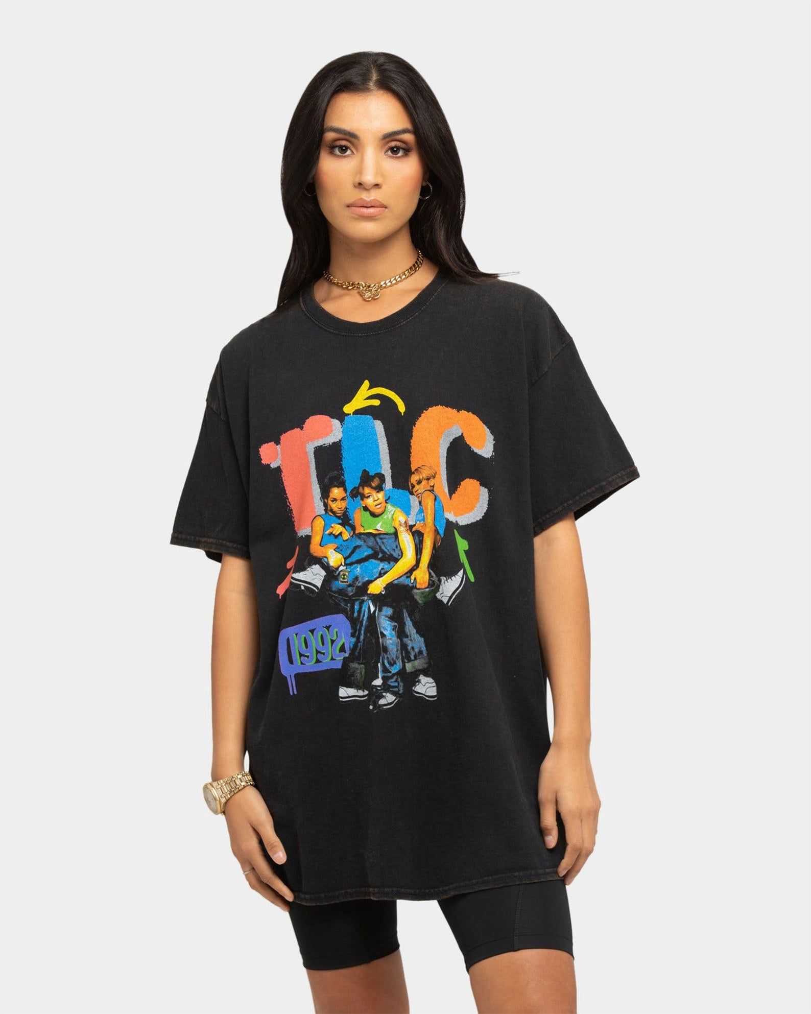 Tlc Kickin Vintage Old School Girl Group Tee Unisex T-Shirt Hip Hop Style Art Fan Gift Birthday Gift