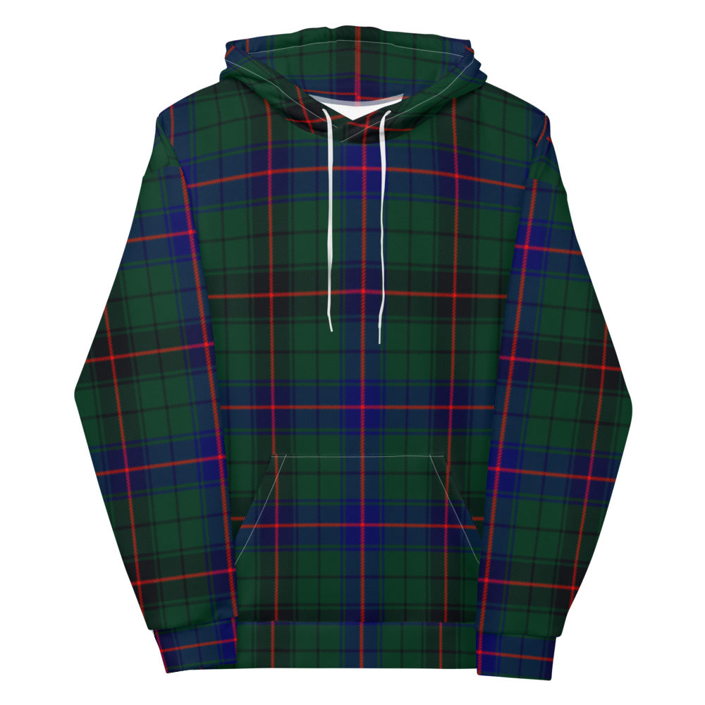 Fashion24Hs - Printed Hoodie - Tartan Plaid Hoodie Clan Davidson Modern Plaid Hoodie Women'S - Plaid Hoodie Mens - Green Plaid Hoodie Tartan Hoodie
