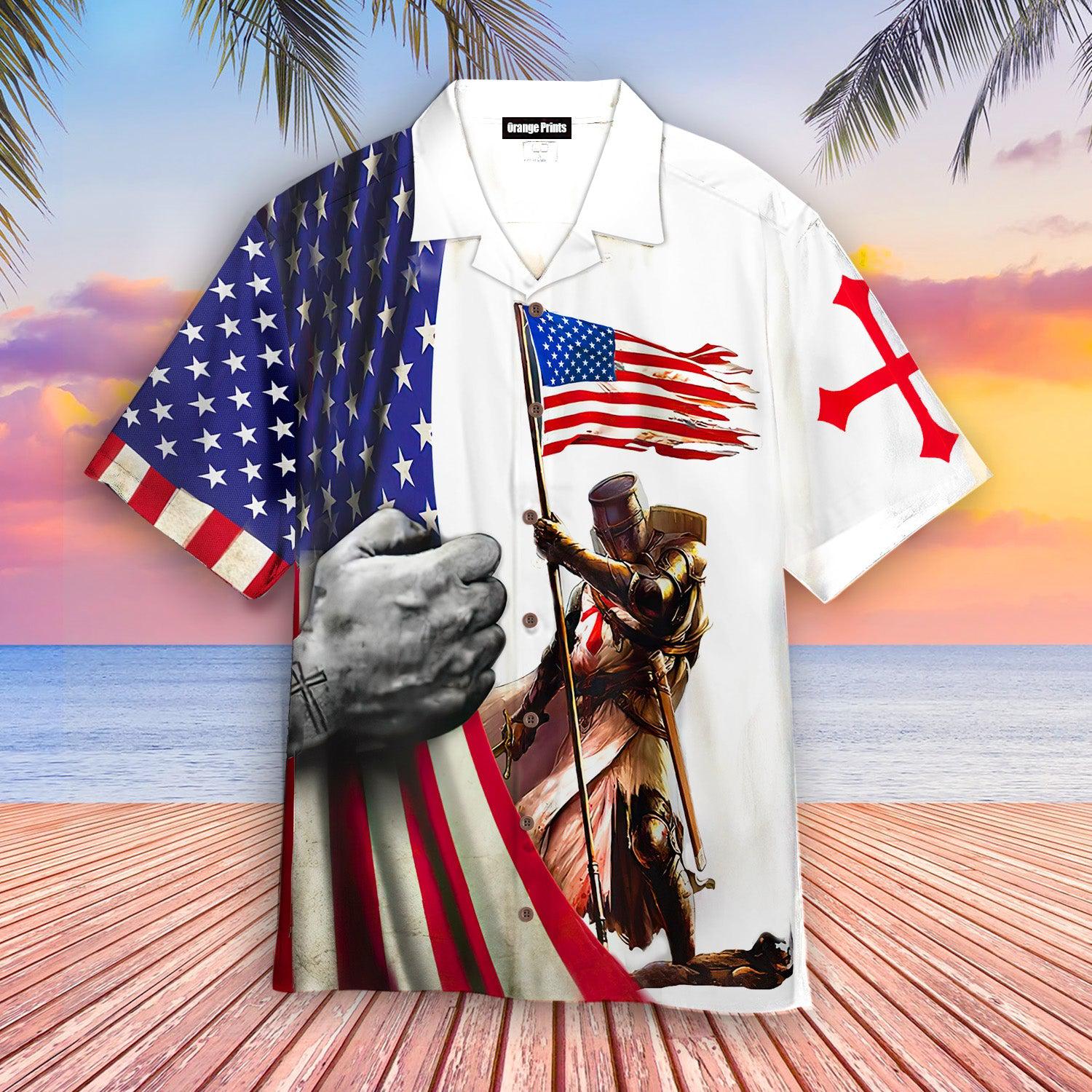 American Flag Aloha Hawaii Shirt For Men Women Ha94638