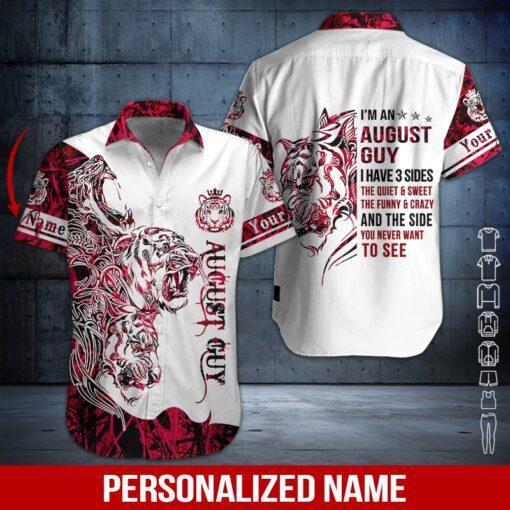 Personalized Name August Guy Custom Hawaii Shirt For Men Women Ha47605