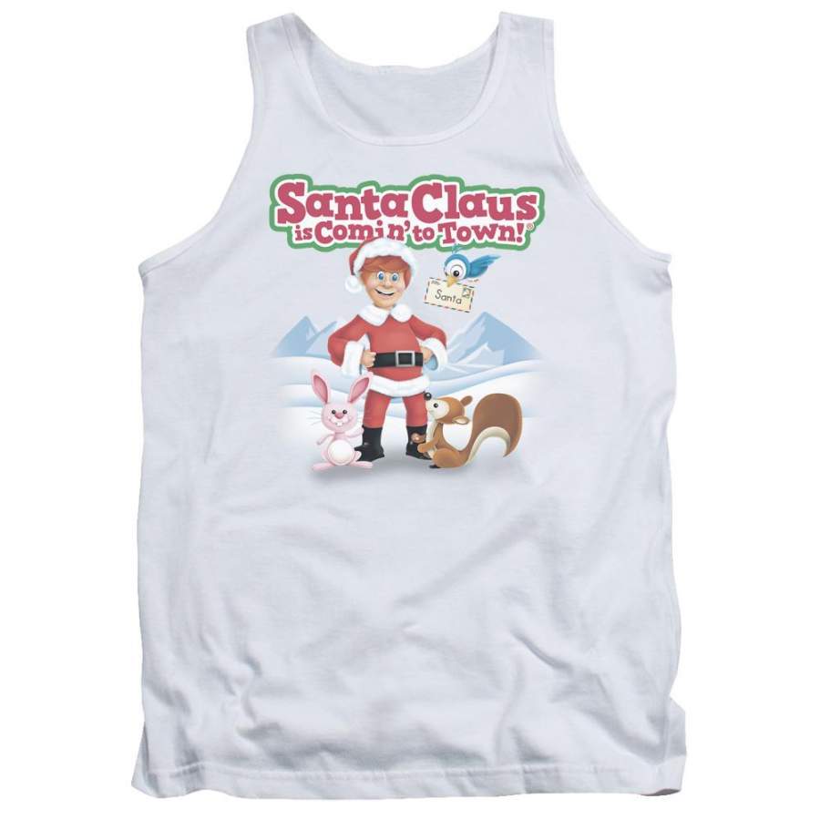 Santa Claus Is Comin To Town – Animal Friends Adult Tank