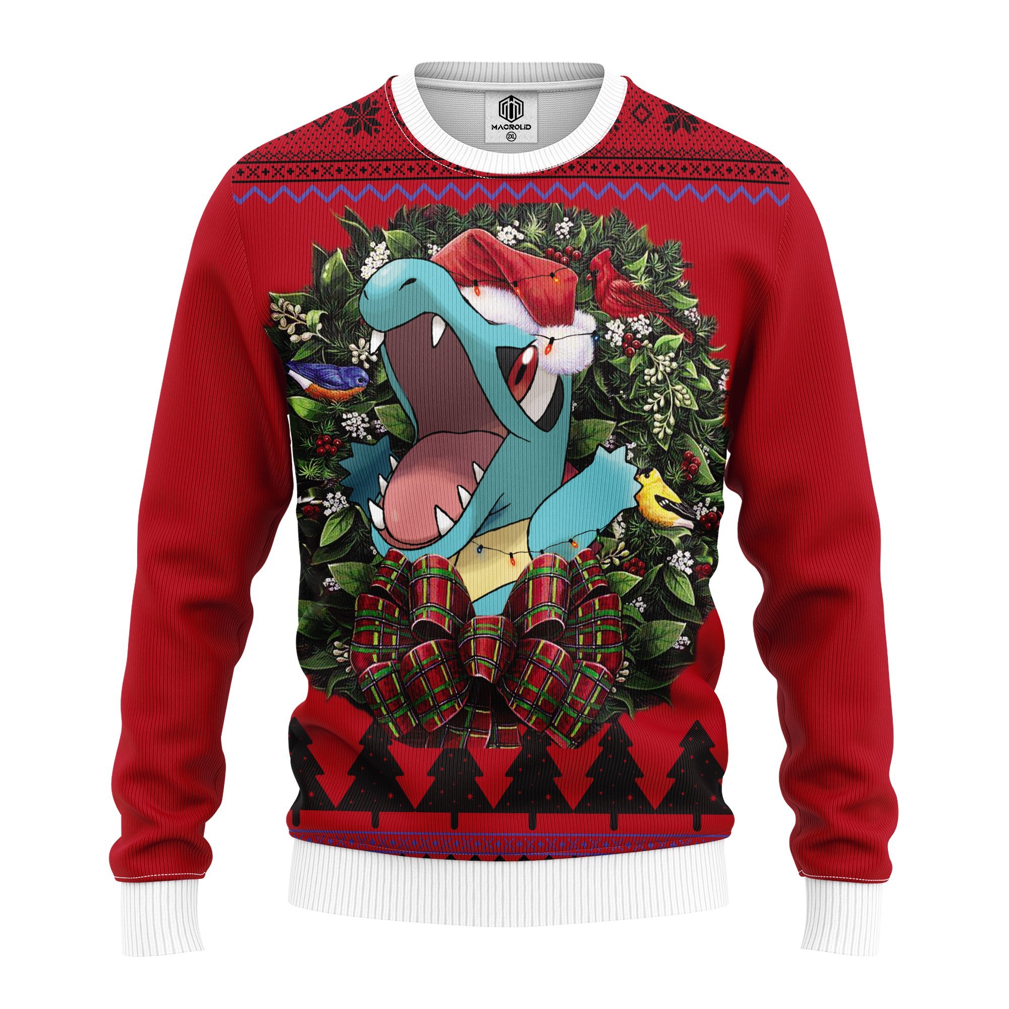 Totodile Pokemon Noel Mc Ugly Christmas Sweater – thanksgiving gift