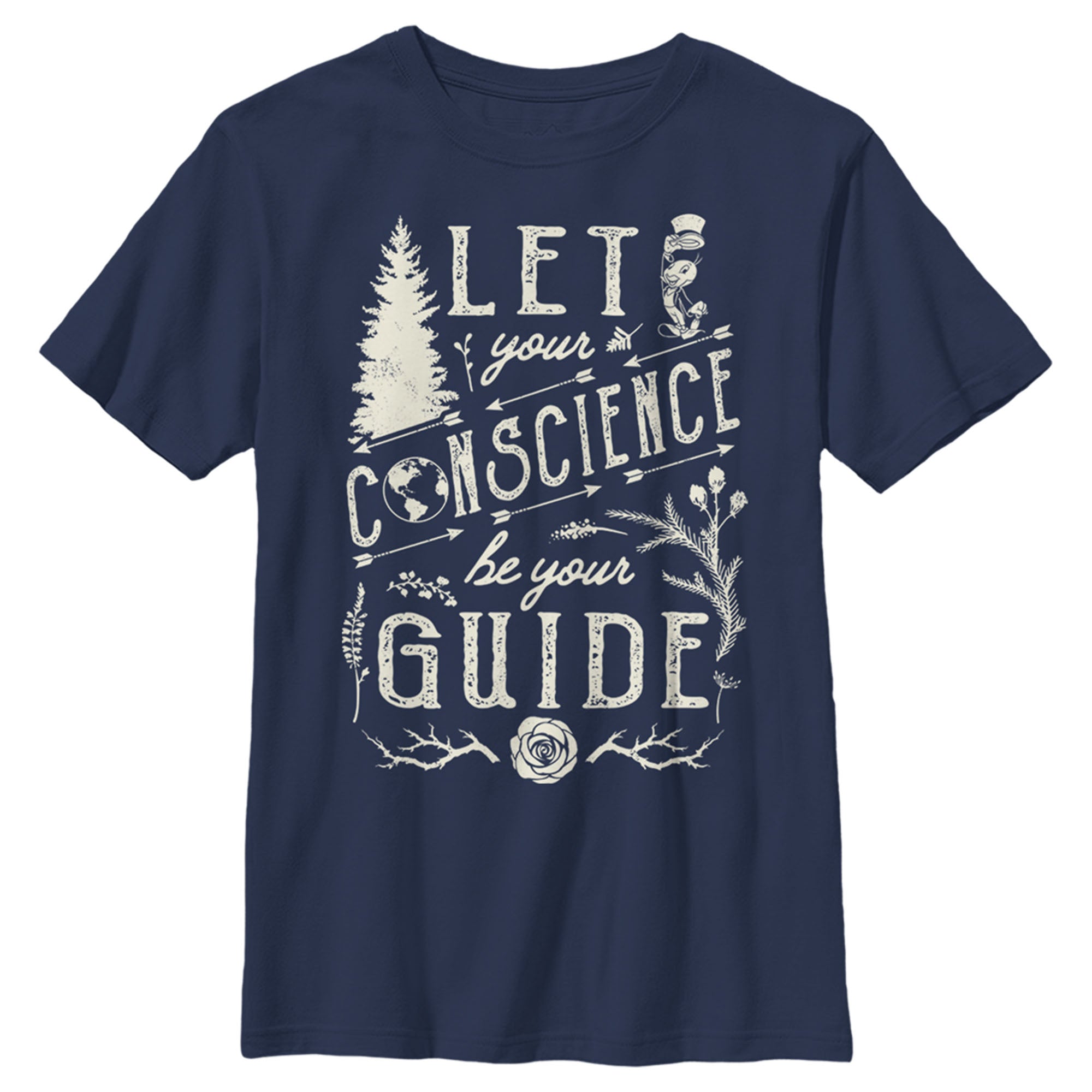 Boy’S Pinocchio Let Your Conscience Be Your Guide T-Shirt