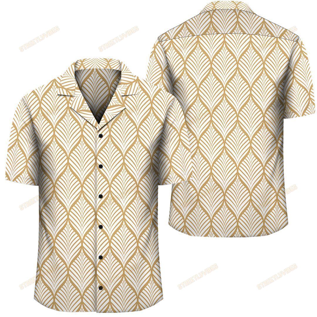 Hawaiian Leaves Seamless Pattern Hawaiian Shirt Ha73968