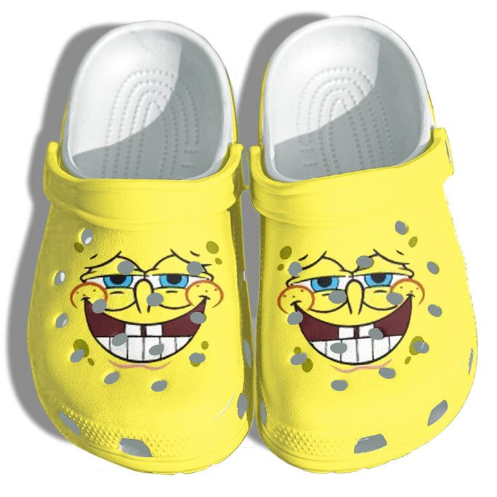 Sponge Funny Shoes Crocss Sponge Troll Face Clogs