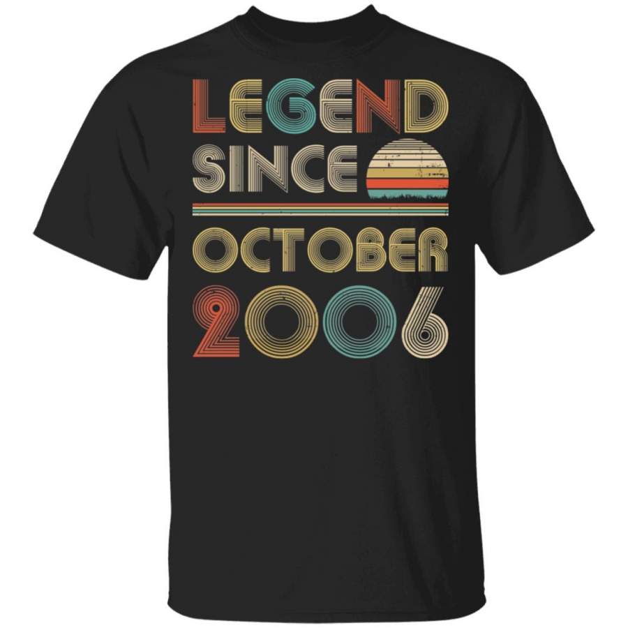 Vintage October 2006 Limited Edition 14th Birthday Gifts T-shirt