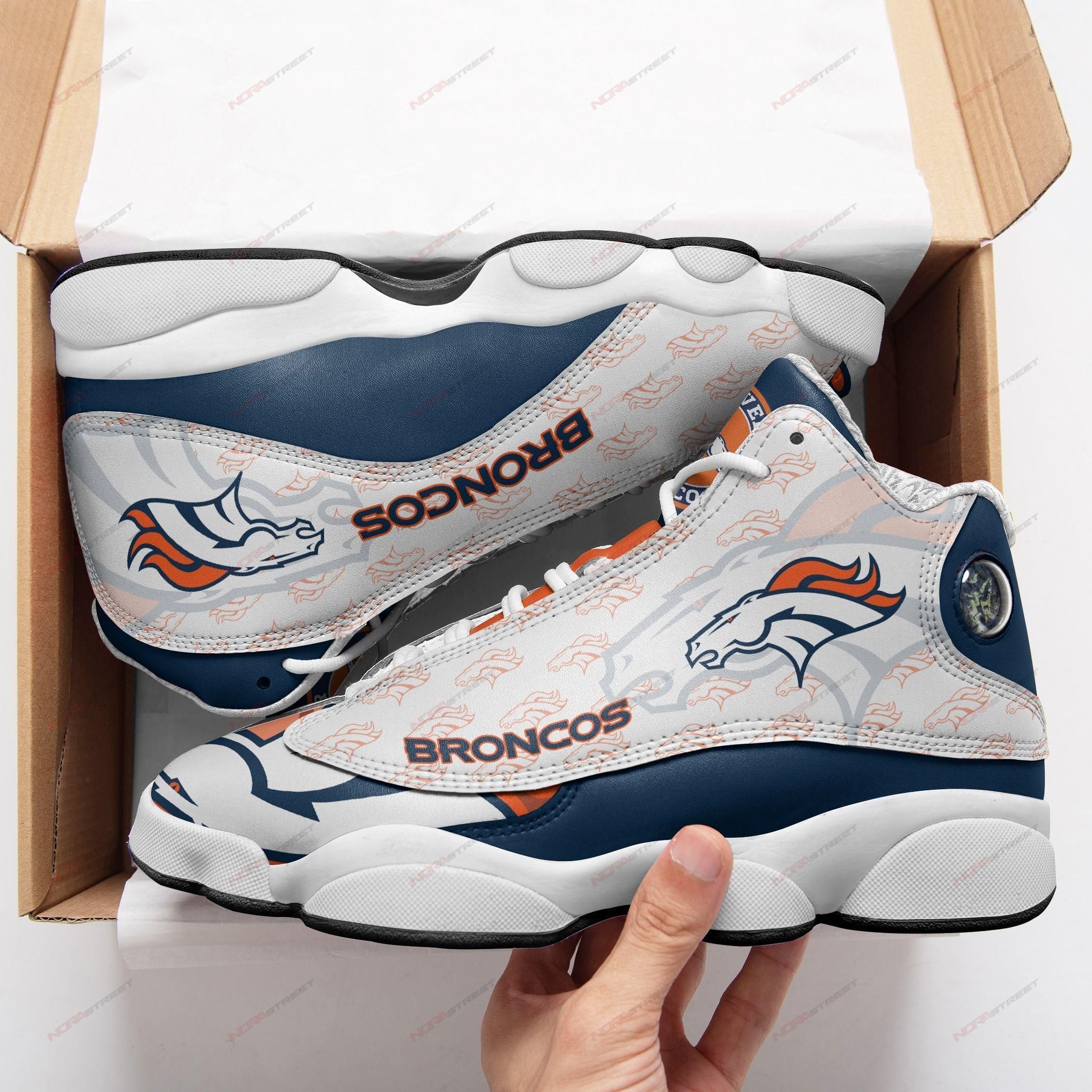 Denver Broncos Air Jordan 13 Shoes Sport V145 Sneakers