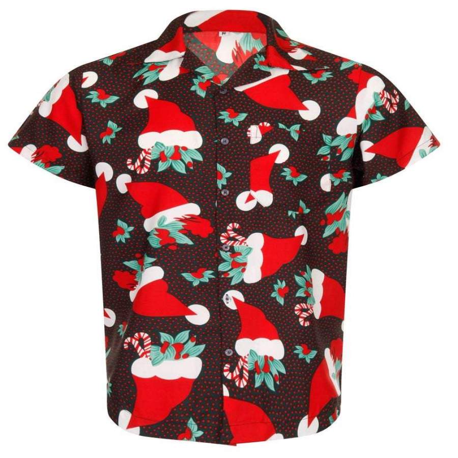 Christmas Santa Loud Hawaii Aloha Shirts Ha16316