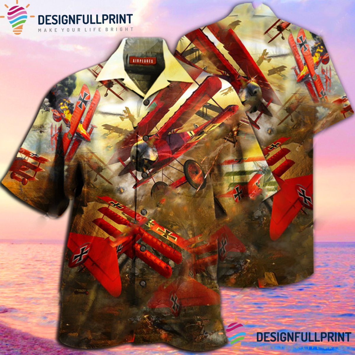 Amazing Airplanes Unisex Tropical Shirt Tropical Shirt Hawaiian Shirt For Men For Men Ln Gift For Sea Lovers Summer Gift