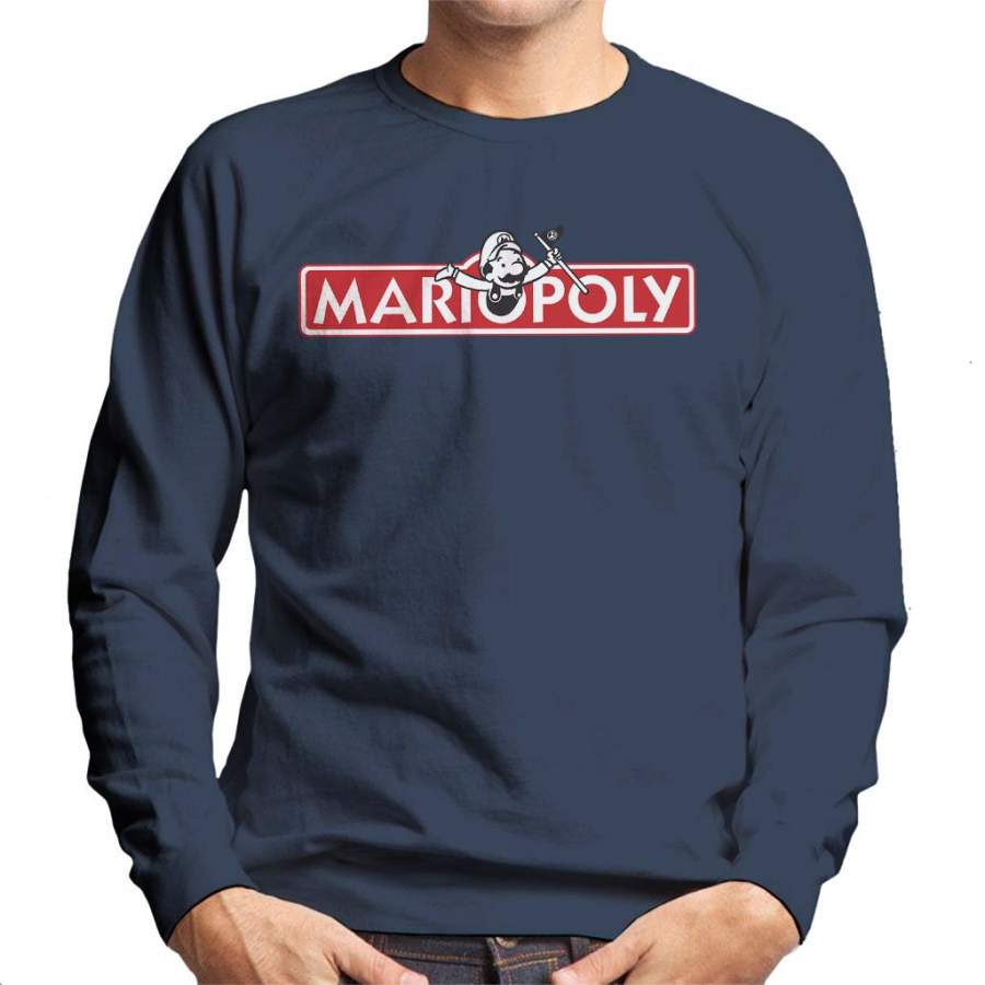 Super Mario Monopoly Men’s Sweatshirt