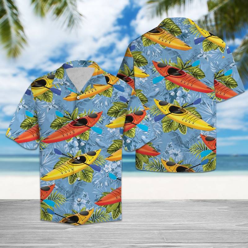 Kayak Tropical Hawaiian Shirt Ha63267