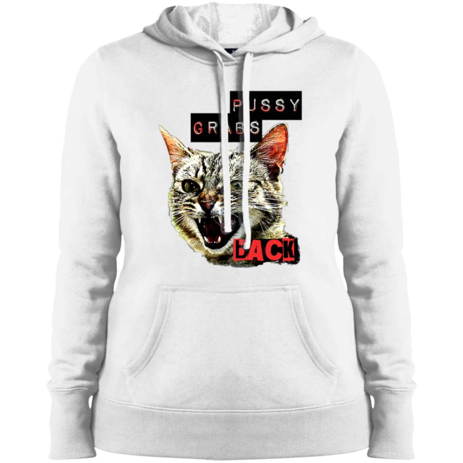 AGR Pussy Grabs Back Ladies’ Pullover Hooded Sweatshirt