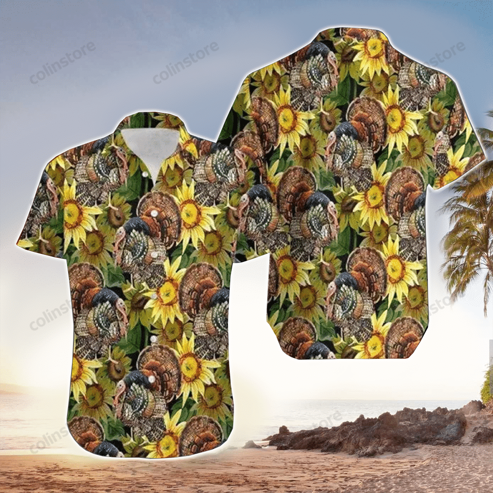 Turkeys Thanksgiving Hawaii Shirt Aloha Ha73828