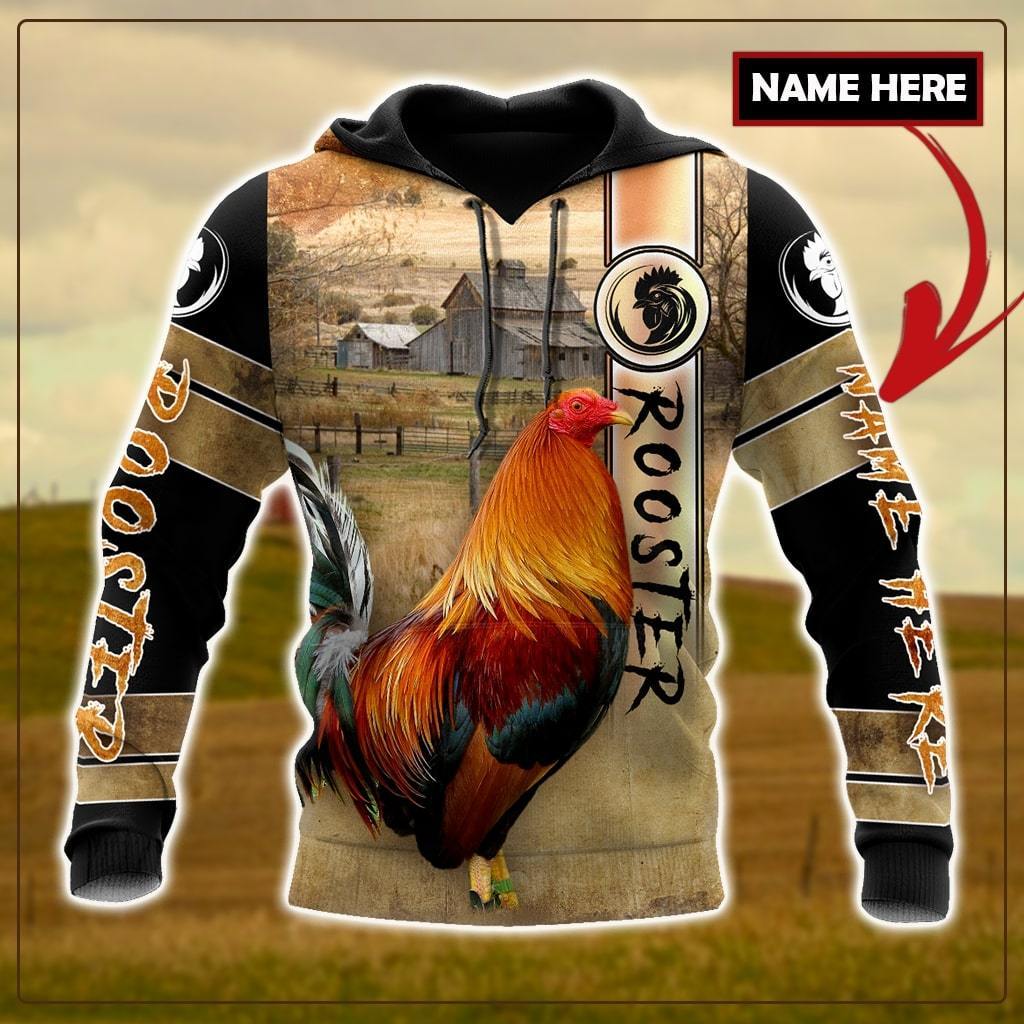 Personalized Rooster 3D Printed Unisex Shirts Tna22042108