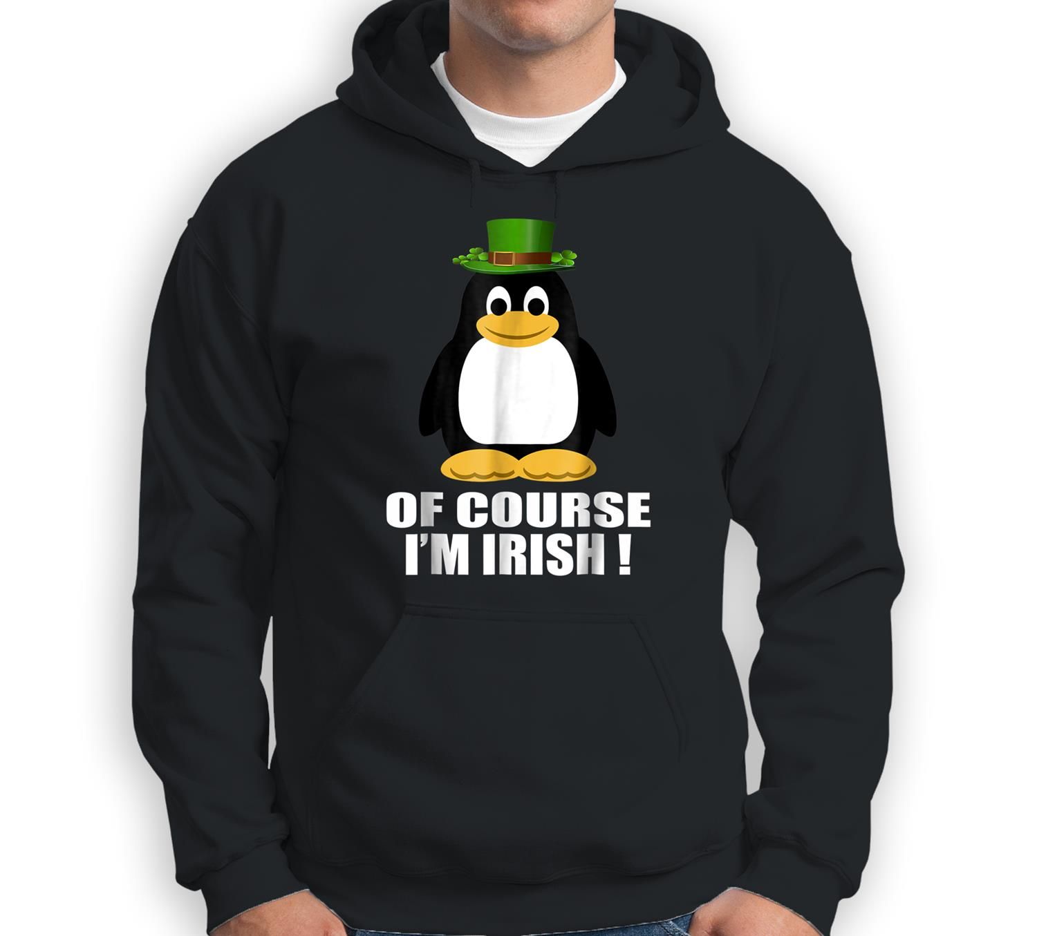 Funny St Patricks Day For Kids Irish Penguin Sweatshirt & Hoodie