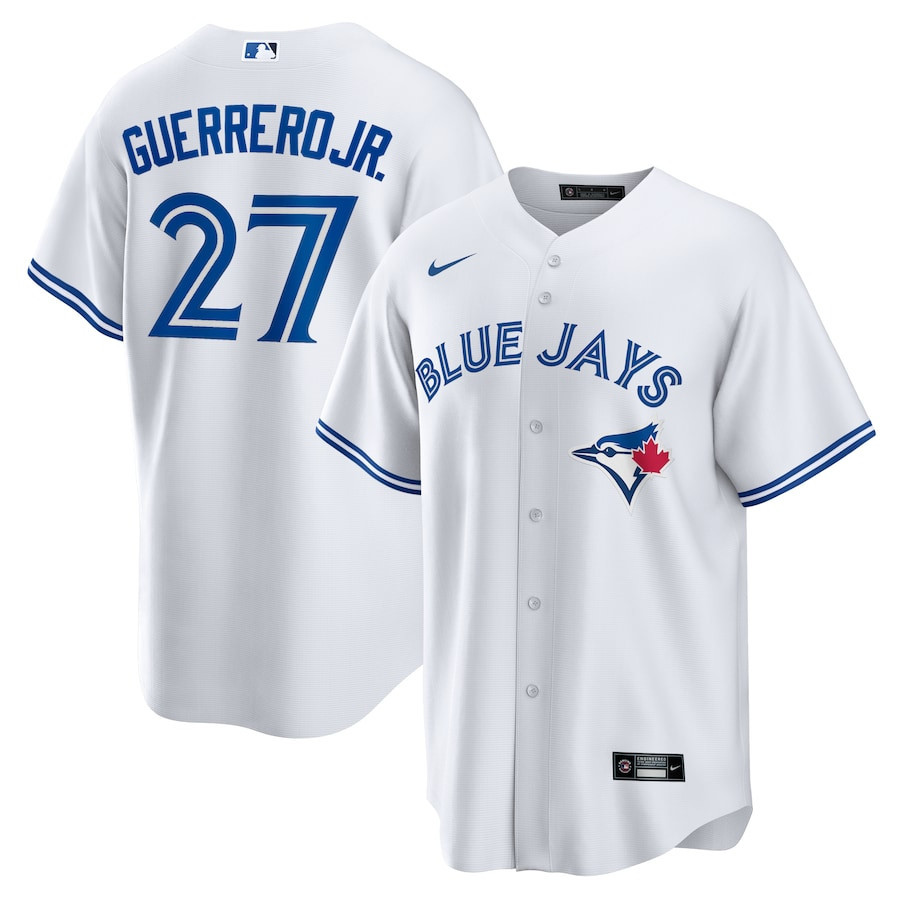 Vladimir Guerrero Jr. 27 Toronto Blue Jays Home Jersey – White