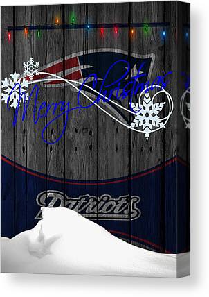 47 New England Patriots Joe Hamilton Canvas Print