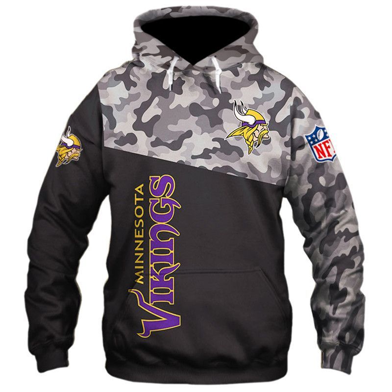 Minnesota Vikings 3D Hoodie 09