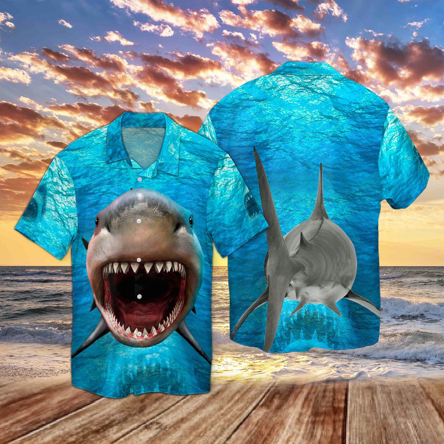 Shark King Of Ocean Hawaii Shirt