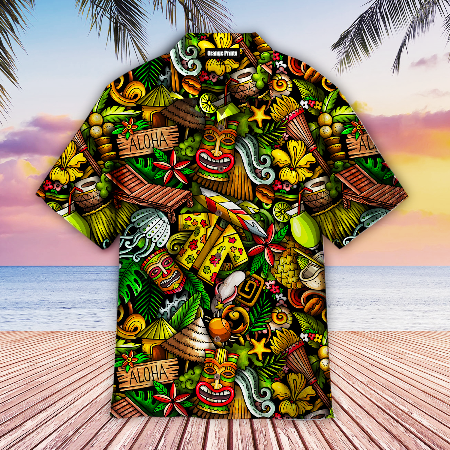 Tiki Tropical Beautiful Aloha Hawaii Shirt For Men And Women Ha92473