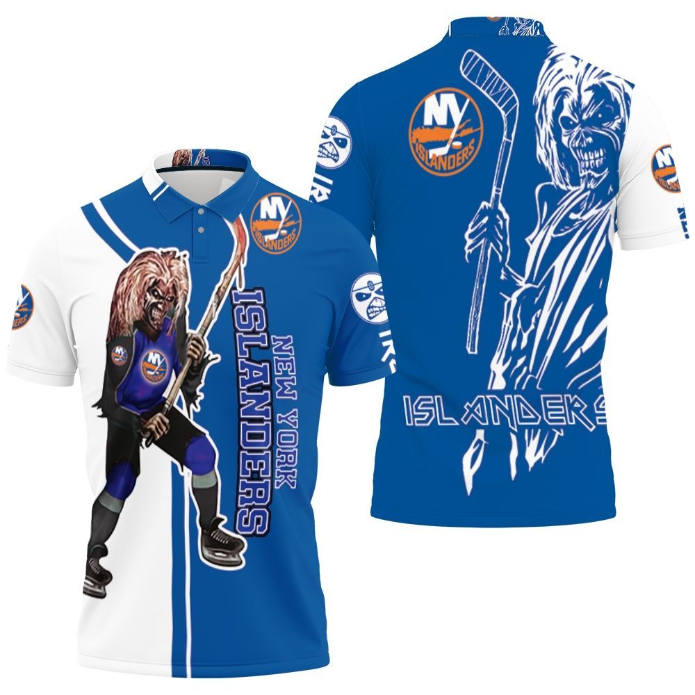 New York Islanders And Zombie For Fans Polo Shirt