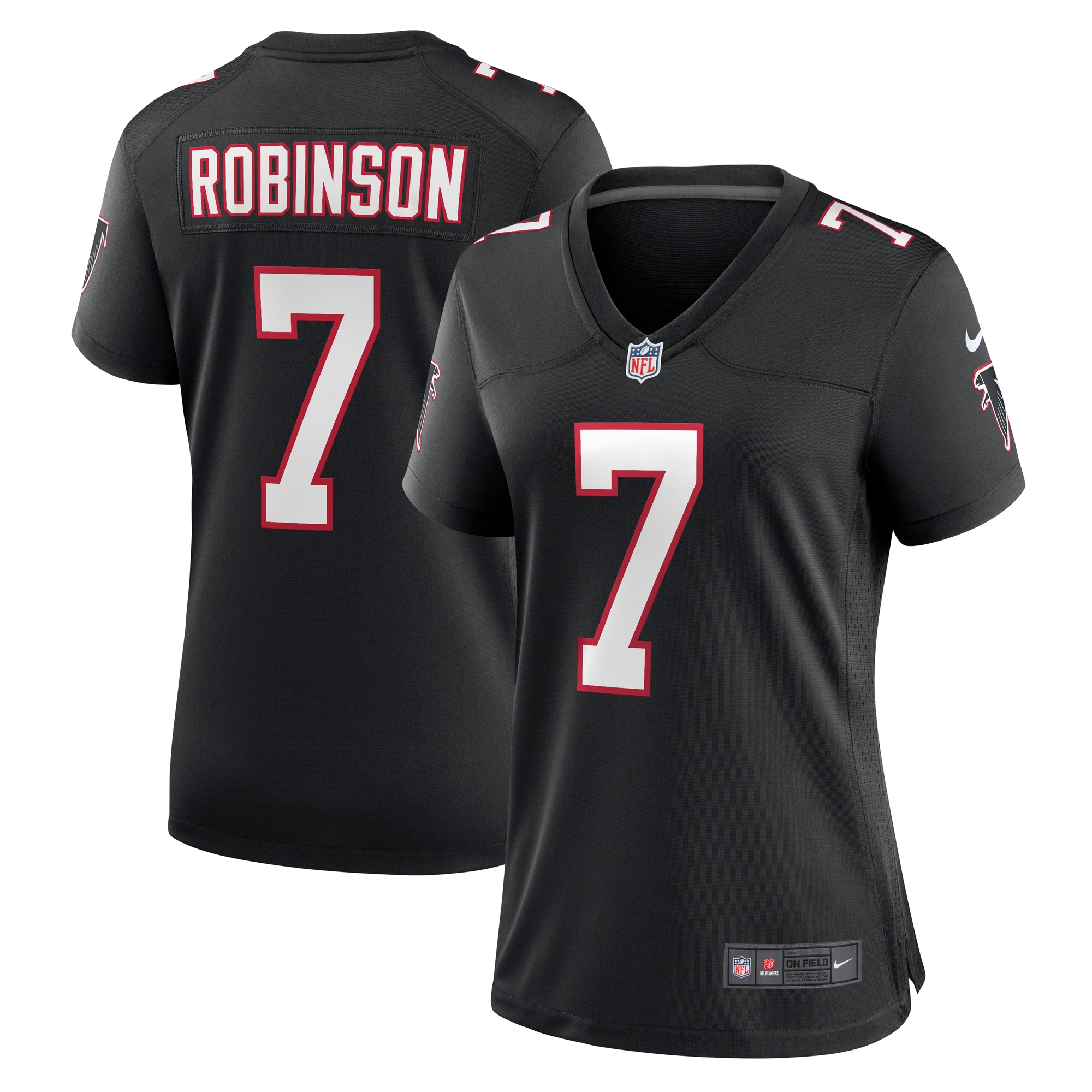 Women’s Atlanta Falcons Bijan Robinson Black Alternate Game Jersey