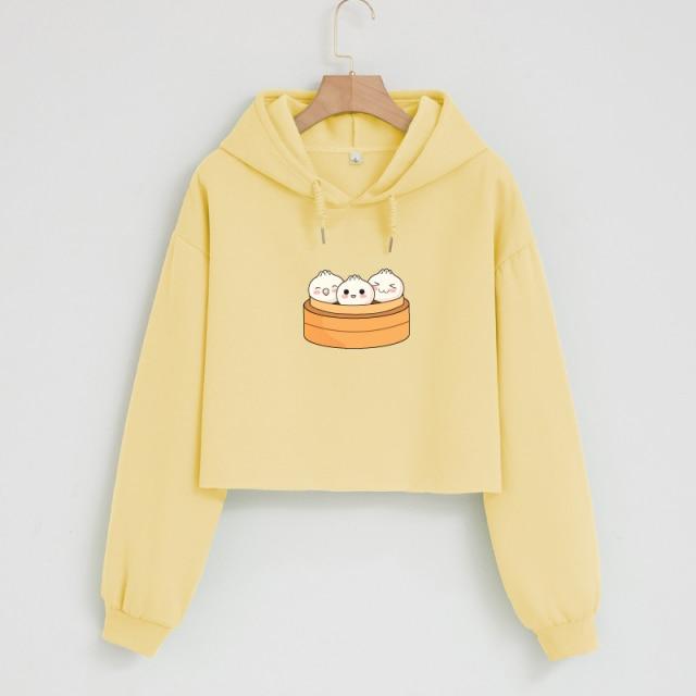 Baobi And Friends Dish Soft Cropped Hoodie