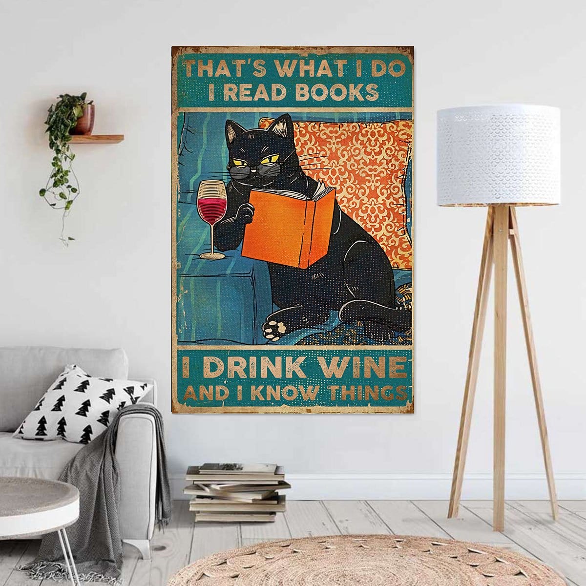 Canvas Prints That’S What I Do I Read Books Wall Art Home Decor