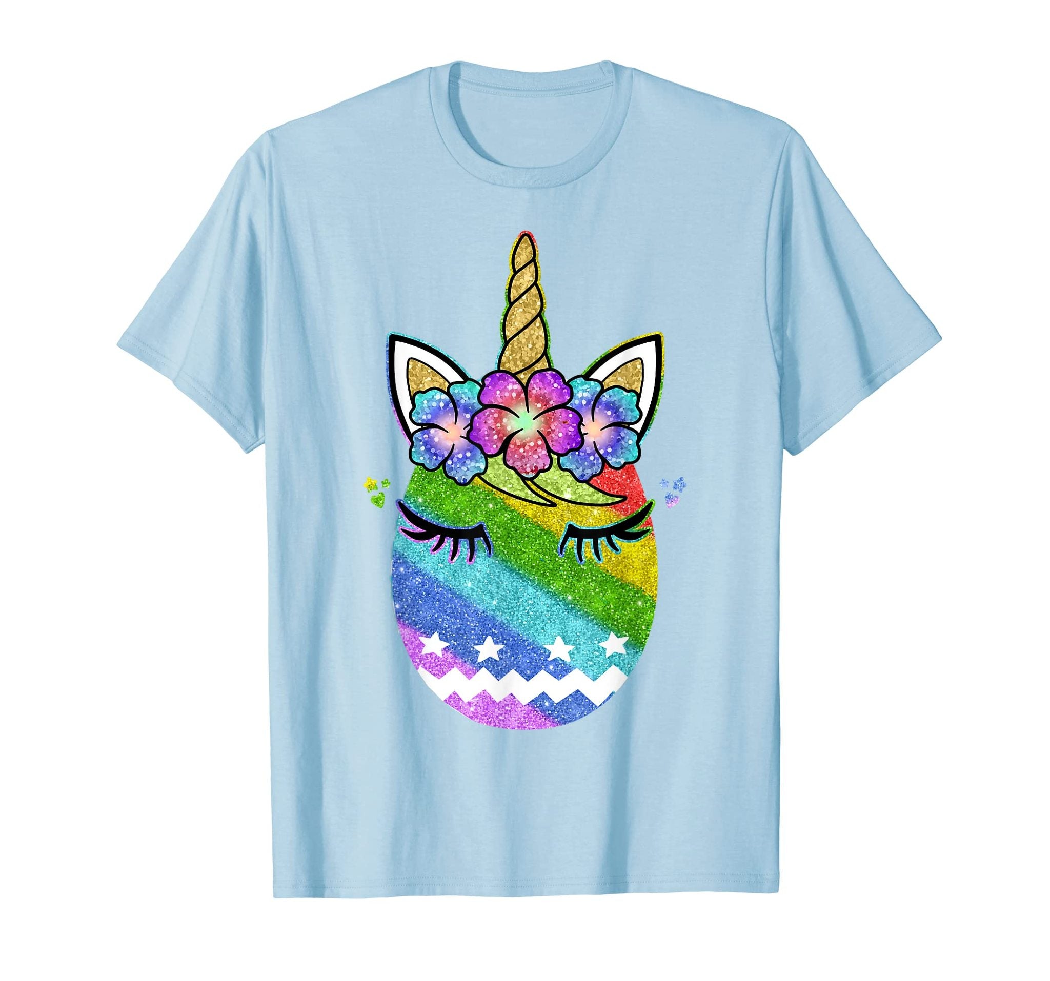 Bunny Unicorn Face Easter Egg Rainbow Easter Day Shirt Gift  ,Sweatshirt ,Hoodie