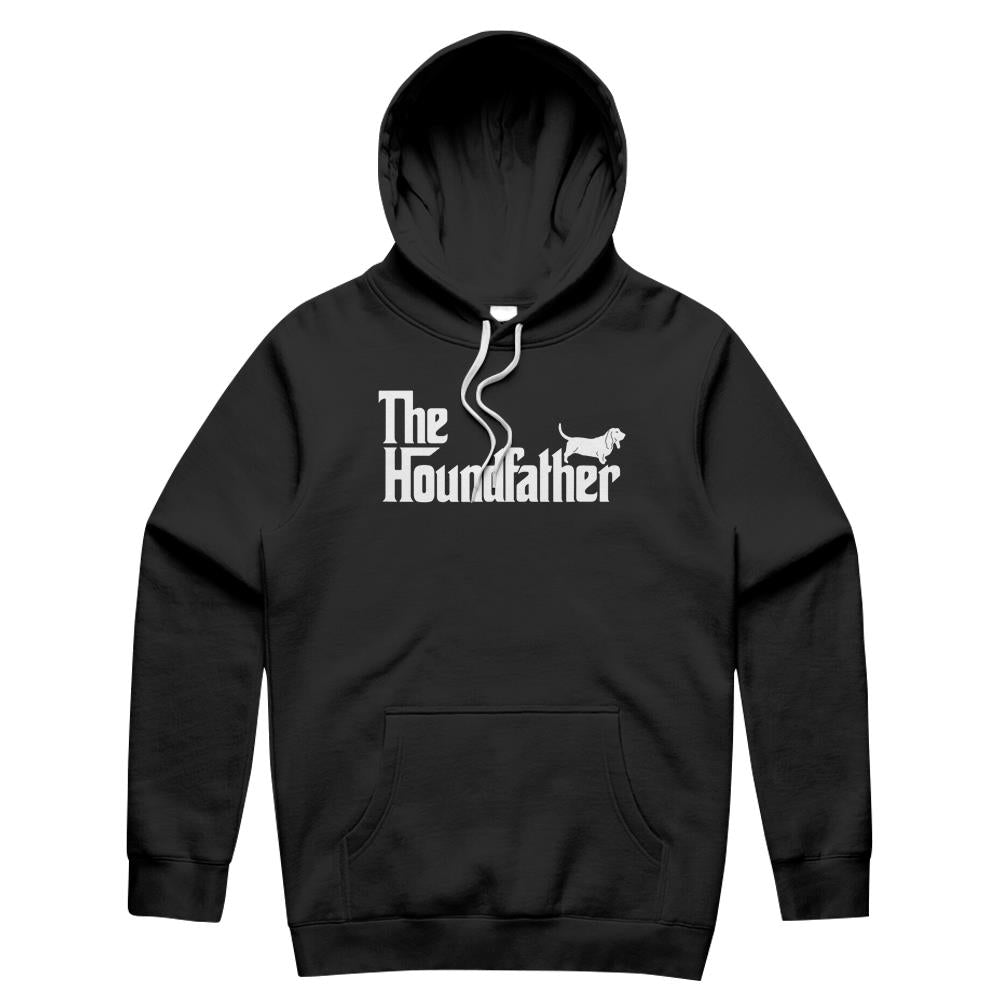 Mens Funny Basset Hound Father Dog The Houndfather Father’S Day Gift Unisex Hoodie