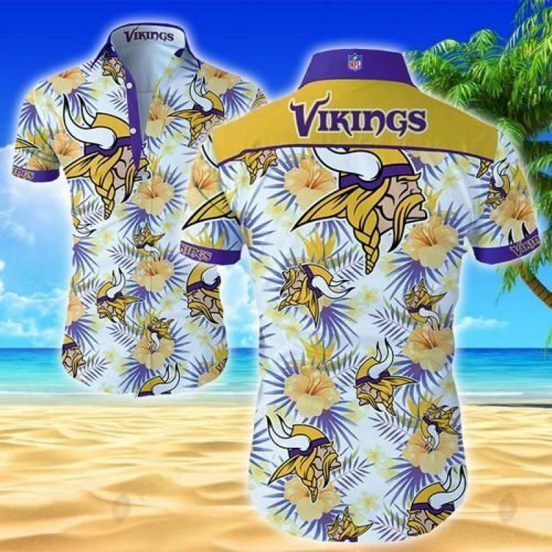 Minnesota Vikings 3 Hawaii Fit Body Shirt