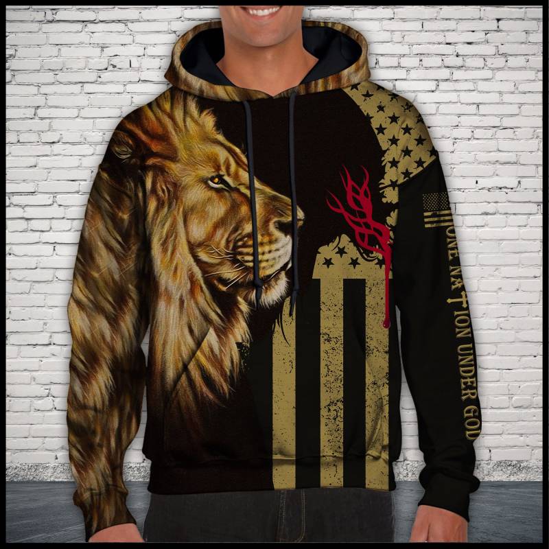 Lion Nation T1509 - All Over Print Unisex Hoodie