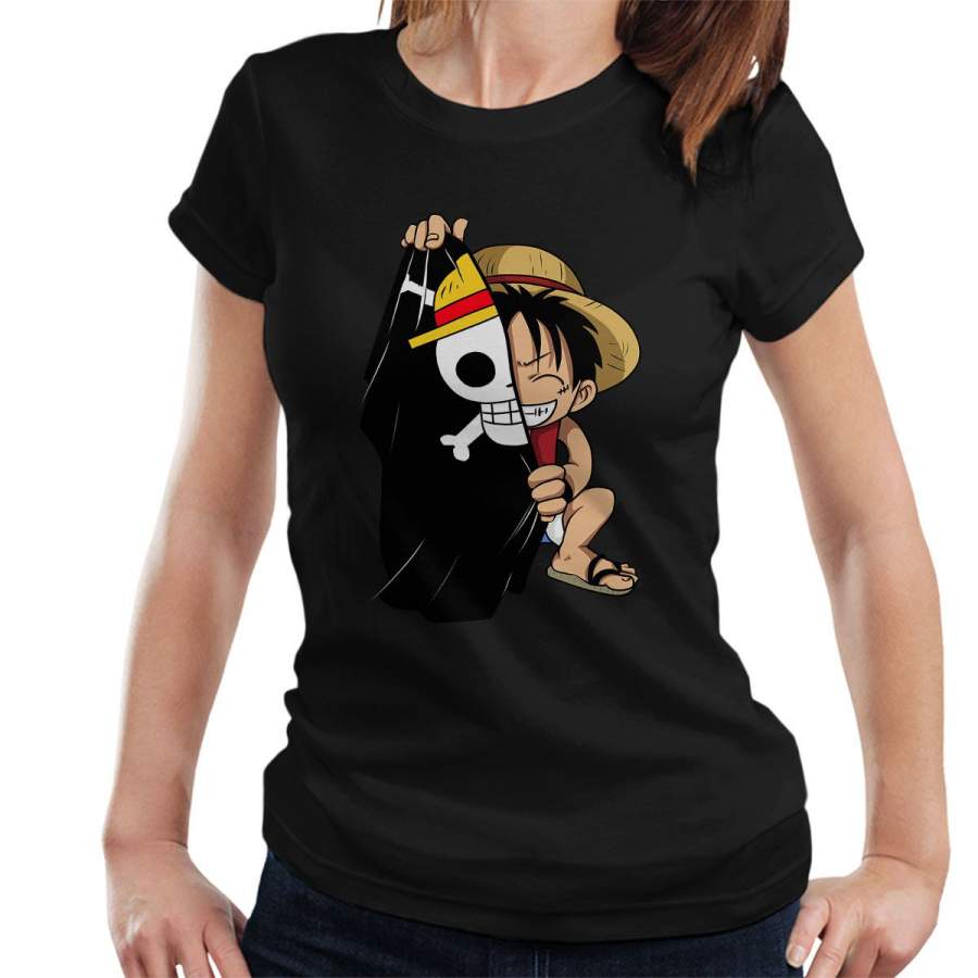 Monkey D Luffy Flag One Piece Women’s T-Shirt