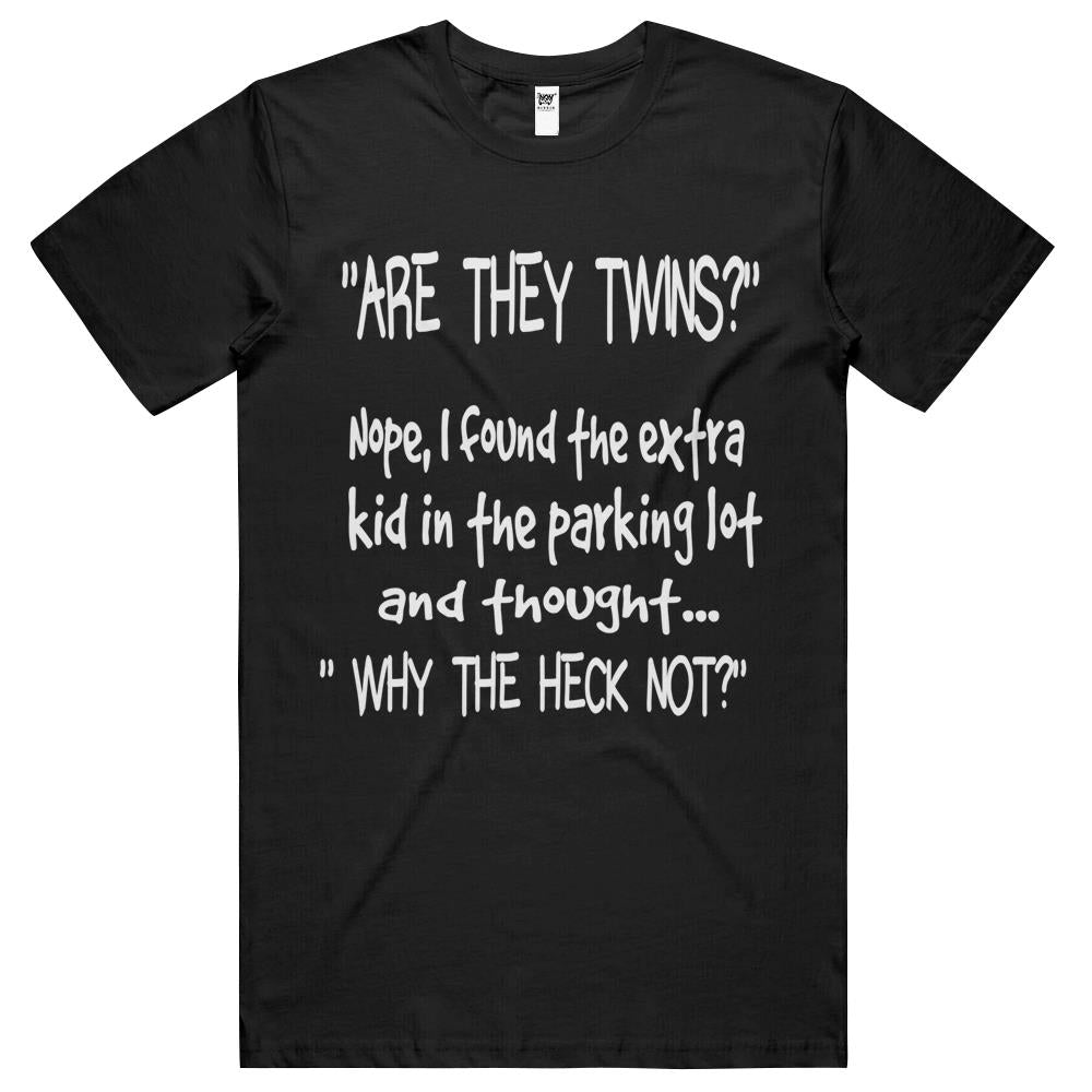 Are They Twins Funny Dad Daddy Parent Humor Joke Mens Father’S Day Gift T Shirts