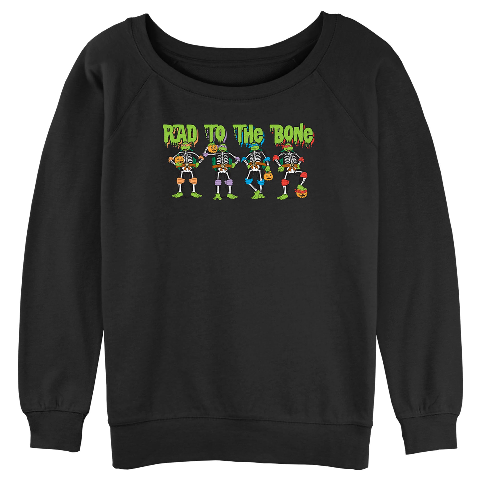 Junior’S Teenage Mutant Ninja Turtles Halloween Rad To The Bone Sweatshirt