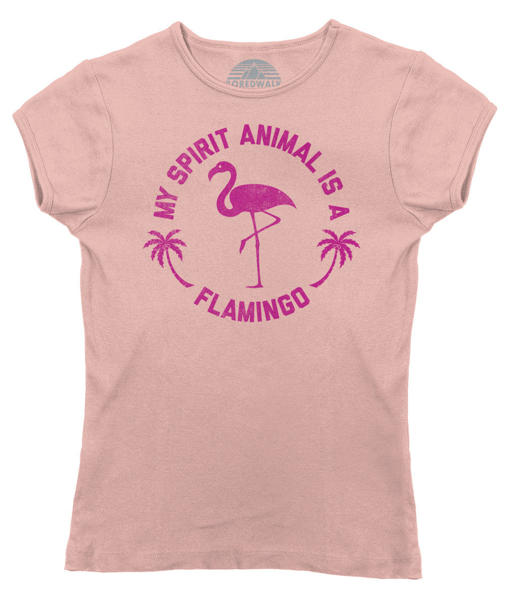 Women’S My Spirit Animal Is A Flamingo T-Shirt