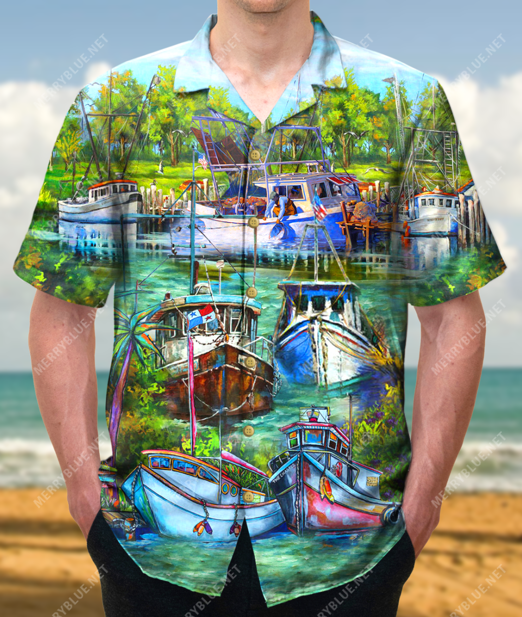 Happy Sailing Enjoy Your Voyage Boats Unisex Hawaii Shirt Ha101666