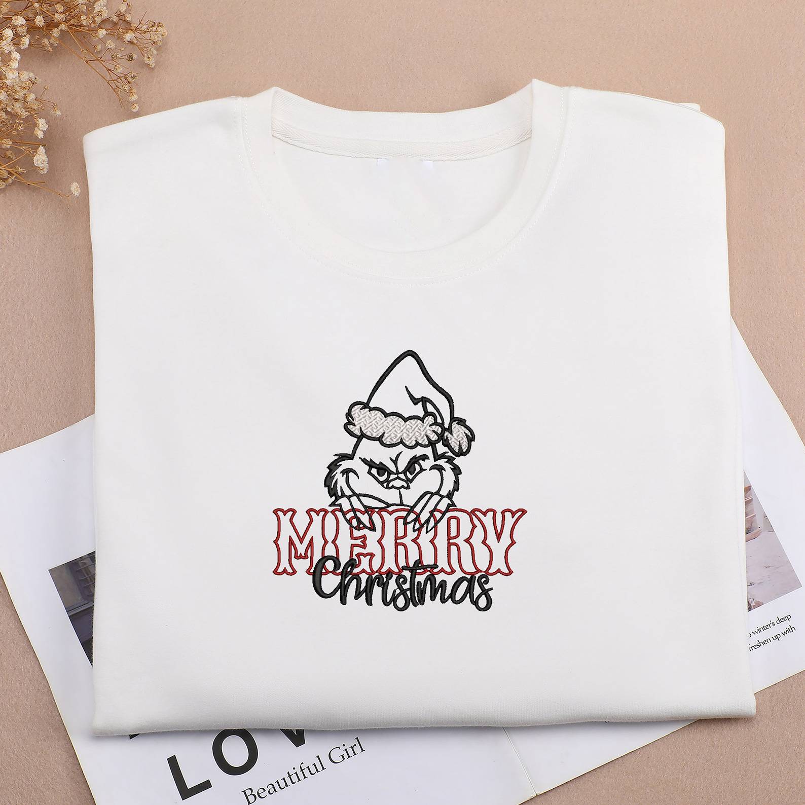 Merry Christmas Sweatshirt 2D Crewneck Sweatshirt All Over Print Sweatshirt For Women Sweatshirt For Men Sws4702