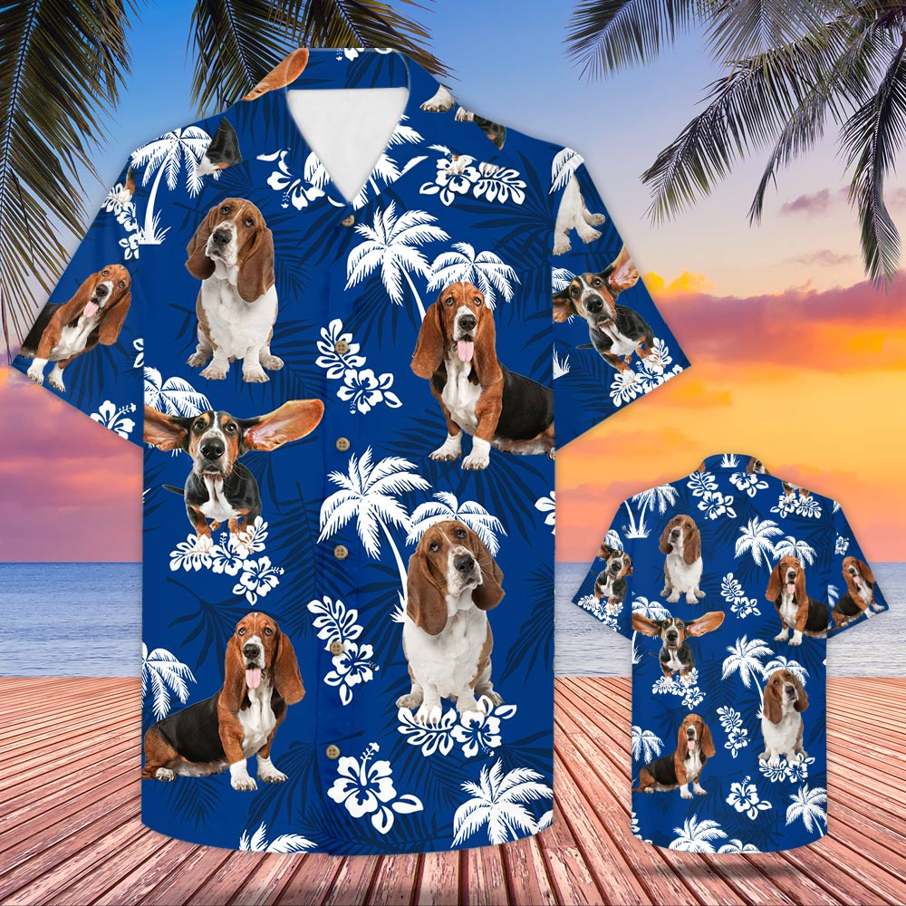 Basset Hound Hawaii Shirt For Dog Lovers Ha29382