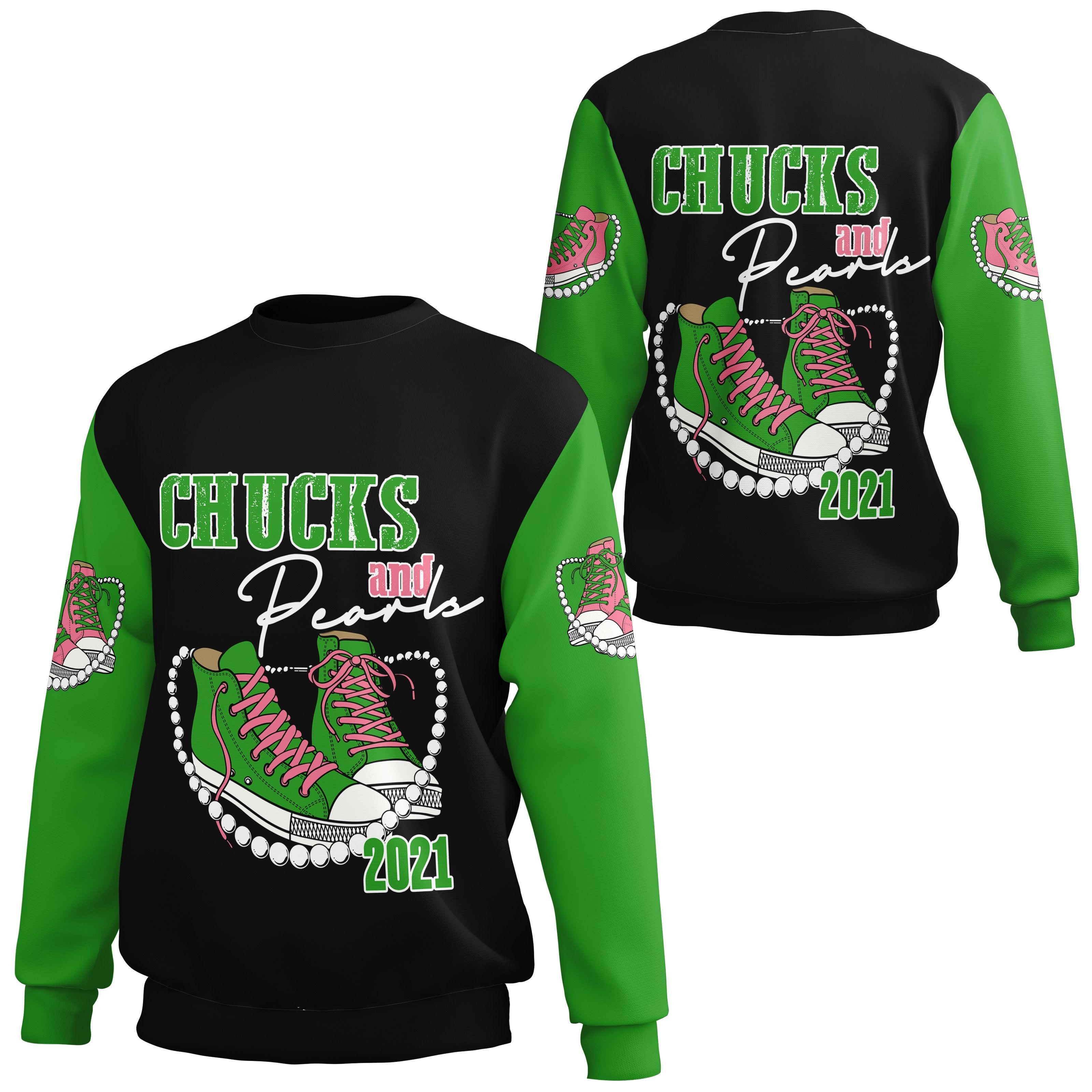 Greek Life Sweatshirt – Alpha Kappa Alpha K.H Pearls 2021 Sweatshirt