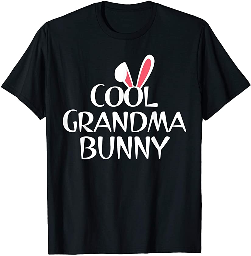 Cool Grandma Bunny Family Rabbit Matching Couple Easter T-Shirt